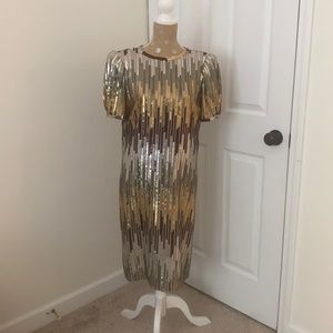 Vintage Morton Myles Sequin Dress